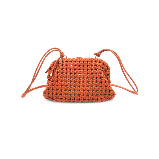 Rubber Woven Crossbody