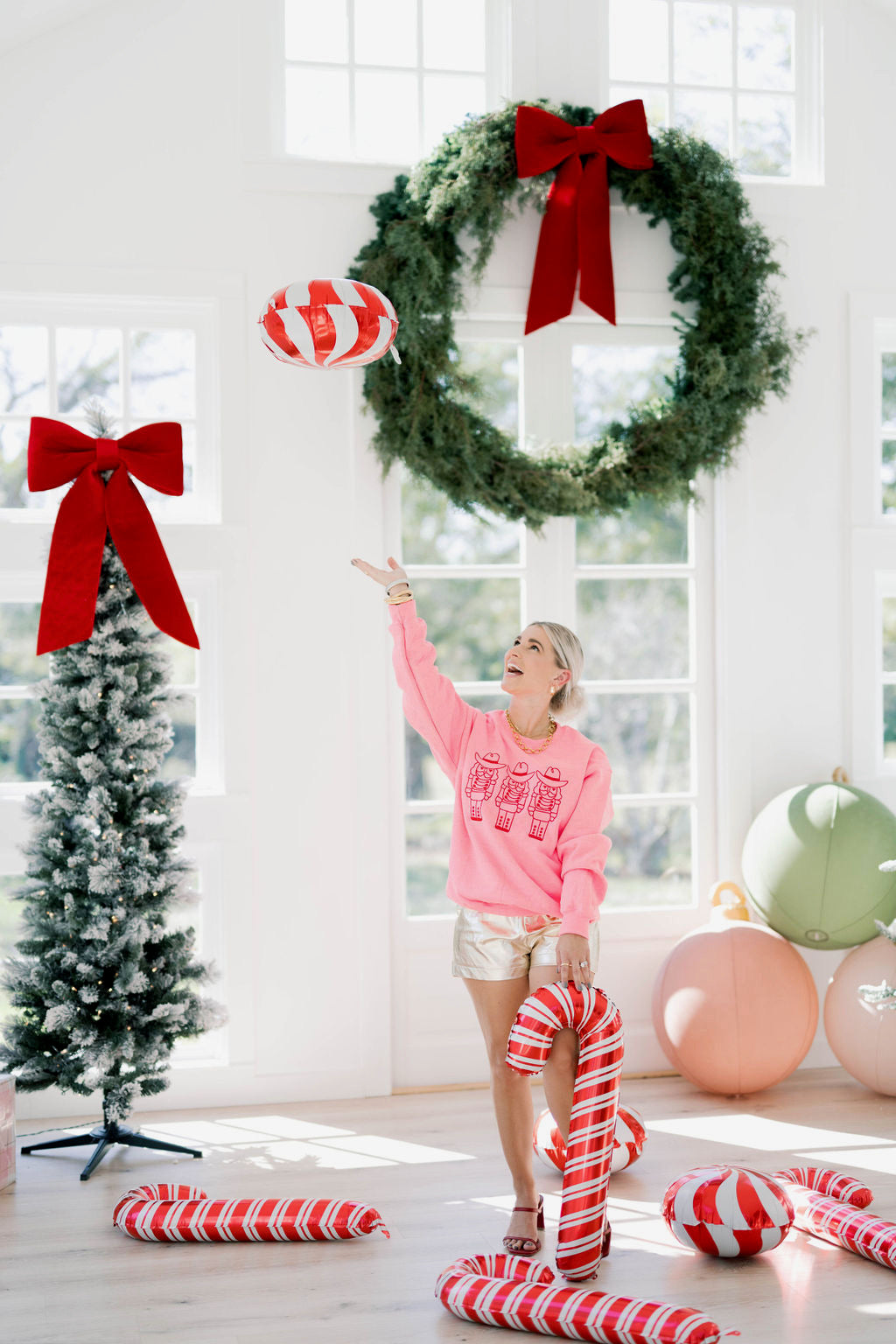 Nutcracker Pink/Red Sweatshirt