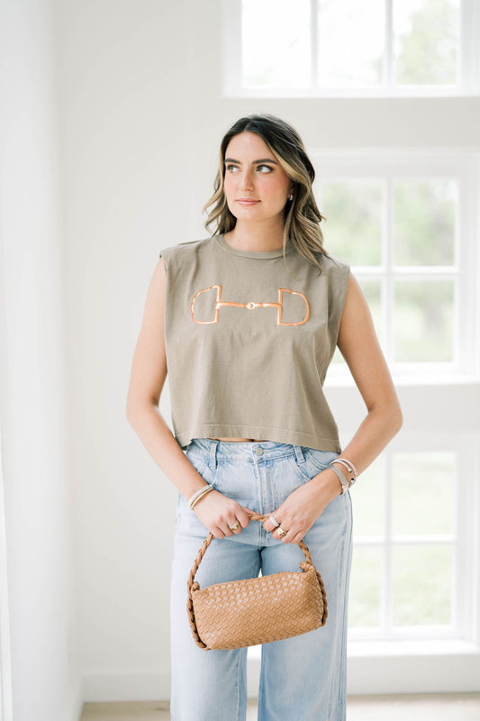 Horse Bit Muscle Tee