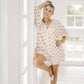 Getting Spooky Orange Polka Dot Romper