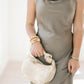 Chrissy Knotted Metallic Gold Tote