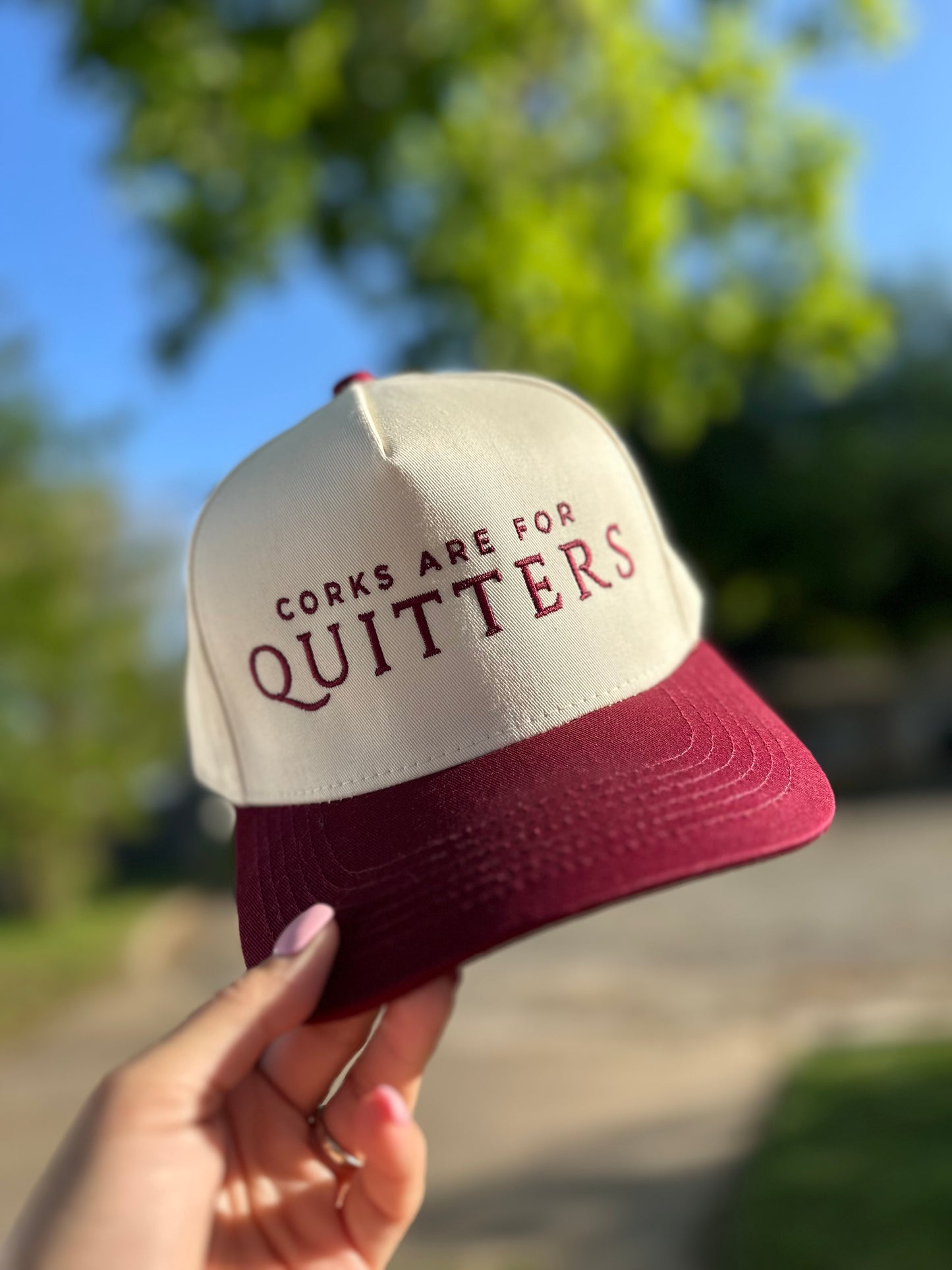 Corks Quitters Canvas Hat
