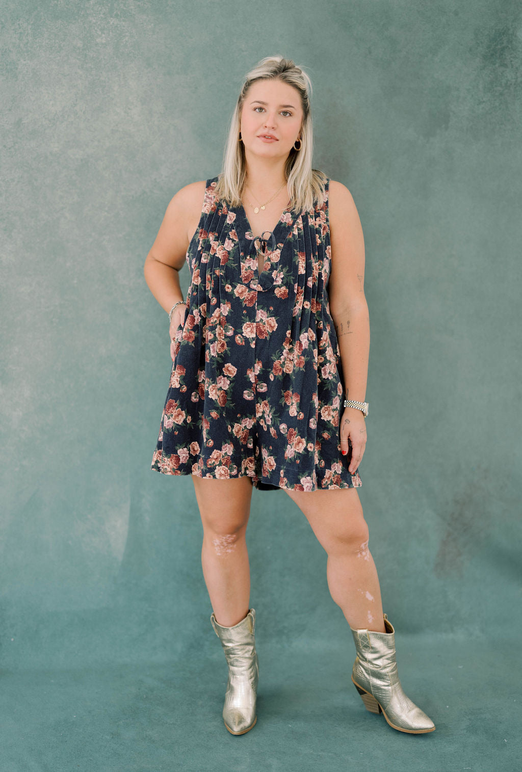 Fair Time Floral Romper