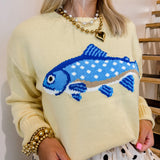 Fish Kisses Sweater Top