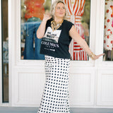 City Nights Dot Skirt