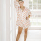 Getting Spooky Orange Polka Dot Romper