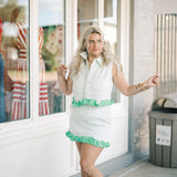 Just My Luck Eyelet Skirt
