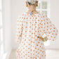 Getting Spooky Orange Polka Dot Romper