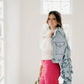 Ruffled Up Jean Jacket