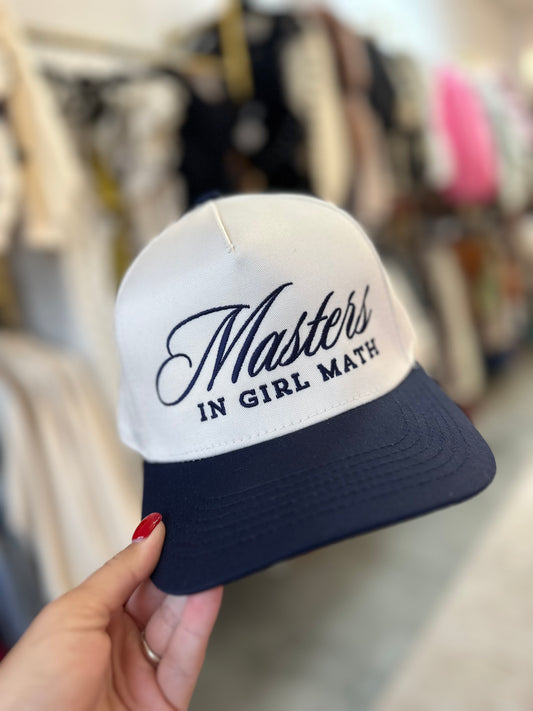 Girl Math Hat