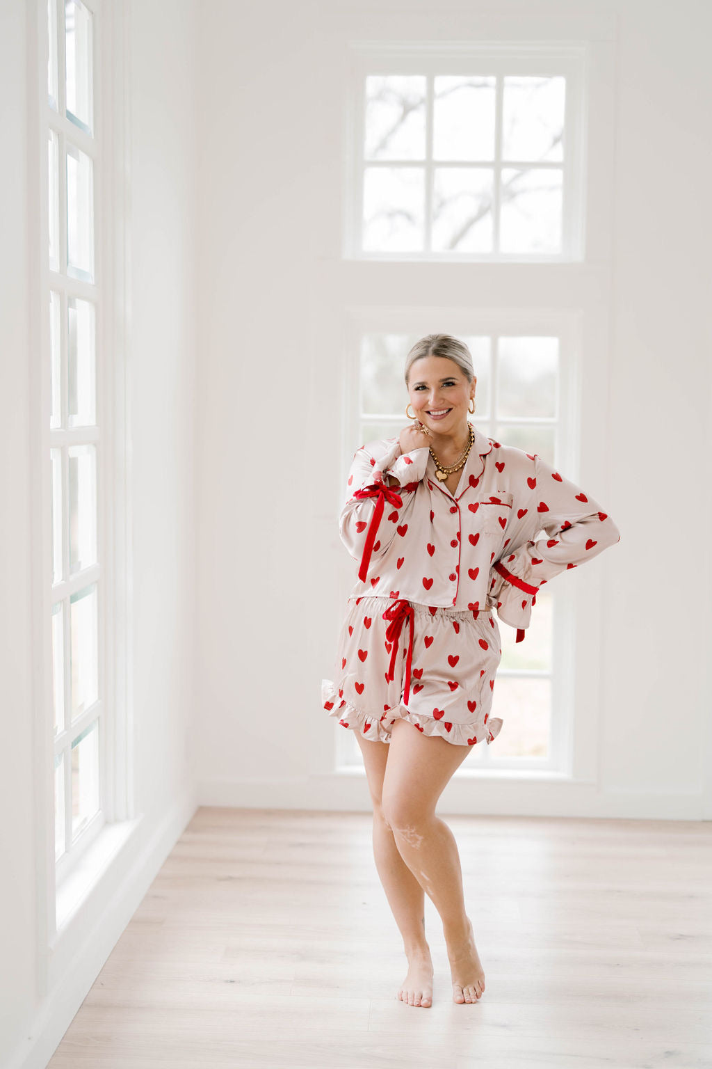 Heart U PJ Short Set