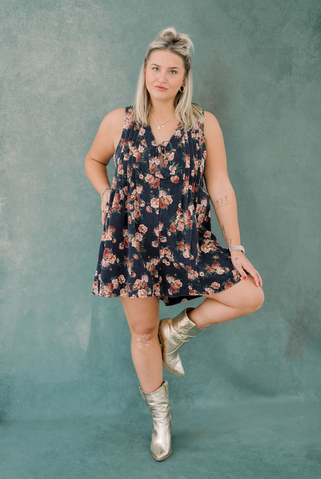Fair Time Floral Romper