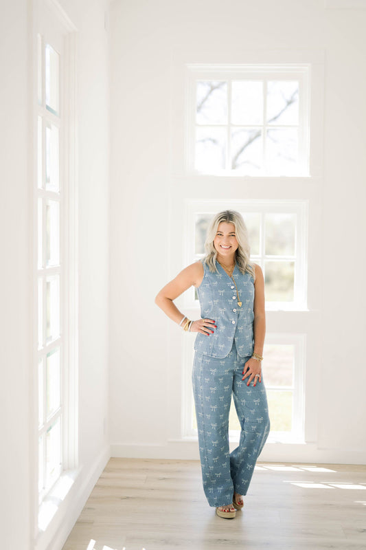 Bow Happy Jeans