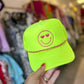 Yellow Smiley Trucker Hat