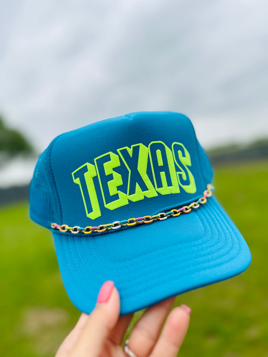 Neon Texas Trucker Hat
