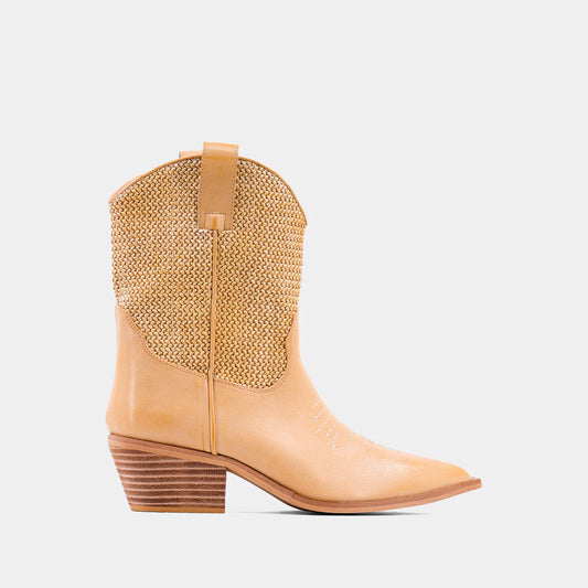ShuShop - Zahara Woven Cowboy Boot