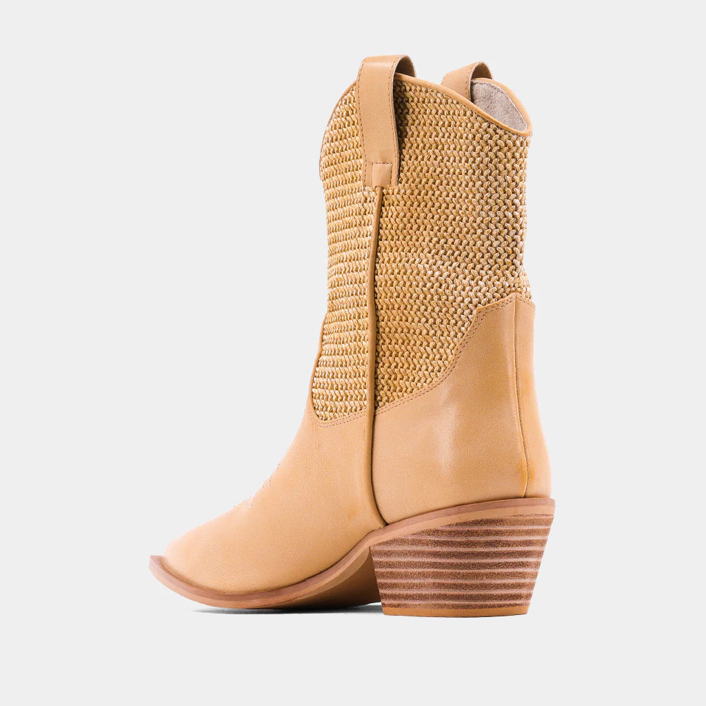 ShuShop - Zahara Woven Cowboy Boot