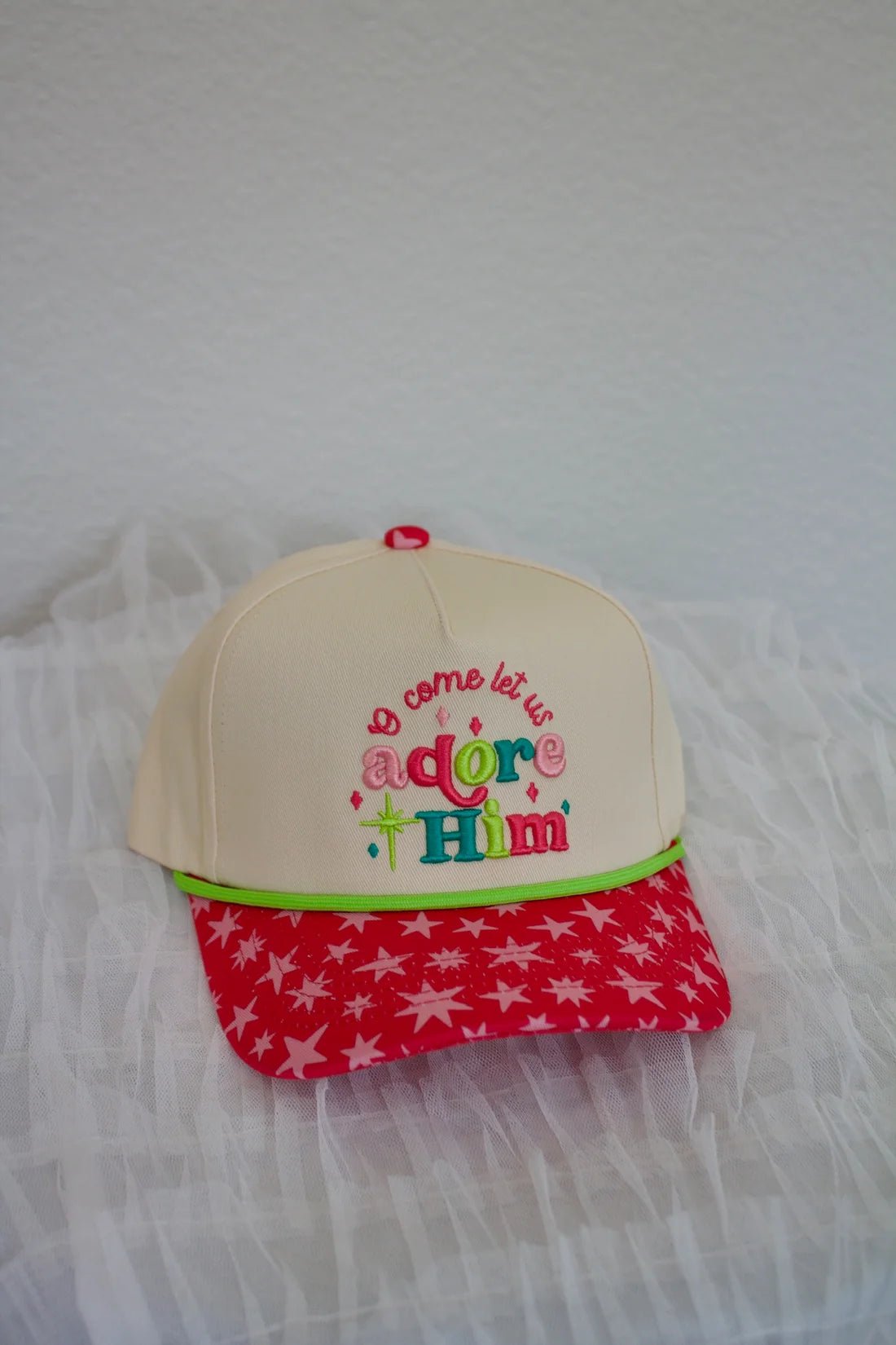 Adore Him Canvas Trucker Hat - Accessories - Hats - Summer Tees