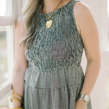 All Kinds Smocked Mini Dress - Dresses - Blu Pepper