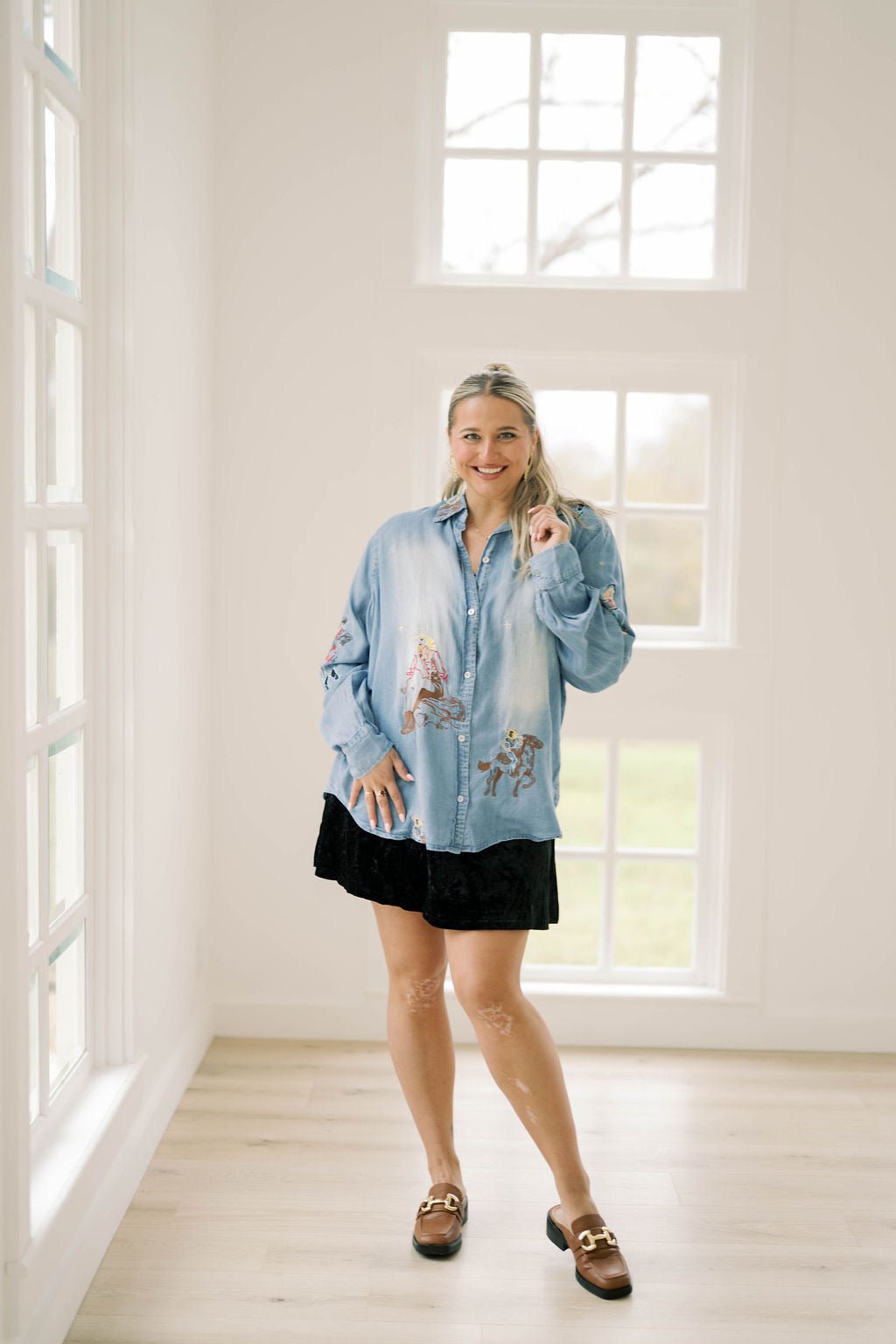 Always Lead Velvet Skirt - Bottoms - Skirts - She & Sky