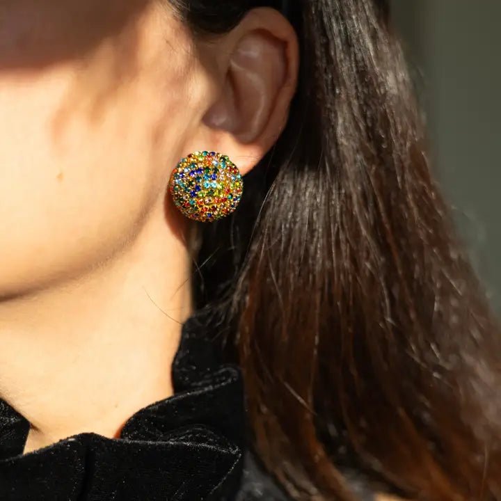 Amanda Multi Colored Stud Earrings - Jewelry - Earrings - Gaby & Grace