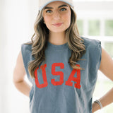 American Flag Embroidered Canvas Hat - Accessories - Hats - Summer Tees