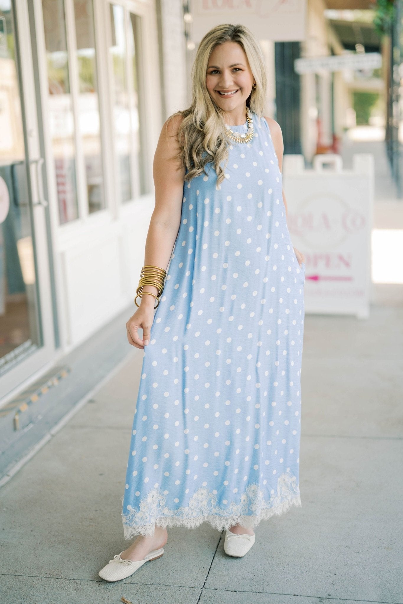 American Honey Dot Dress - Dresses - Entro