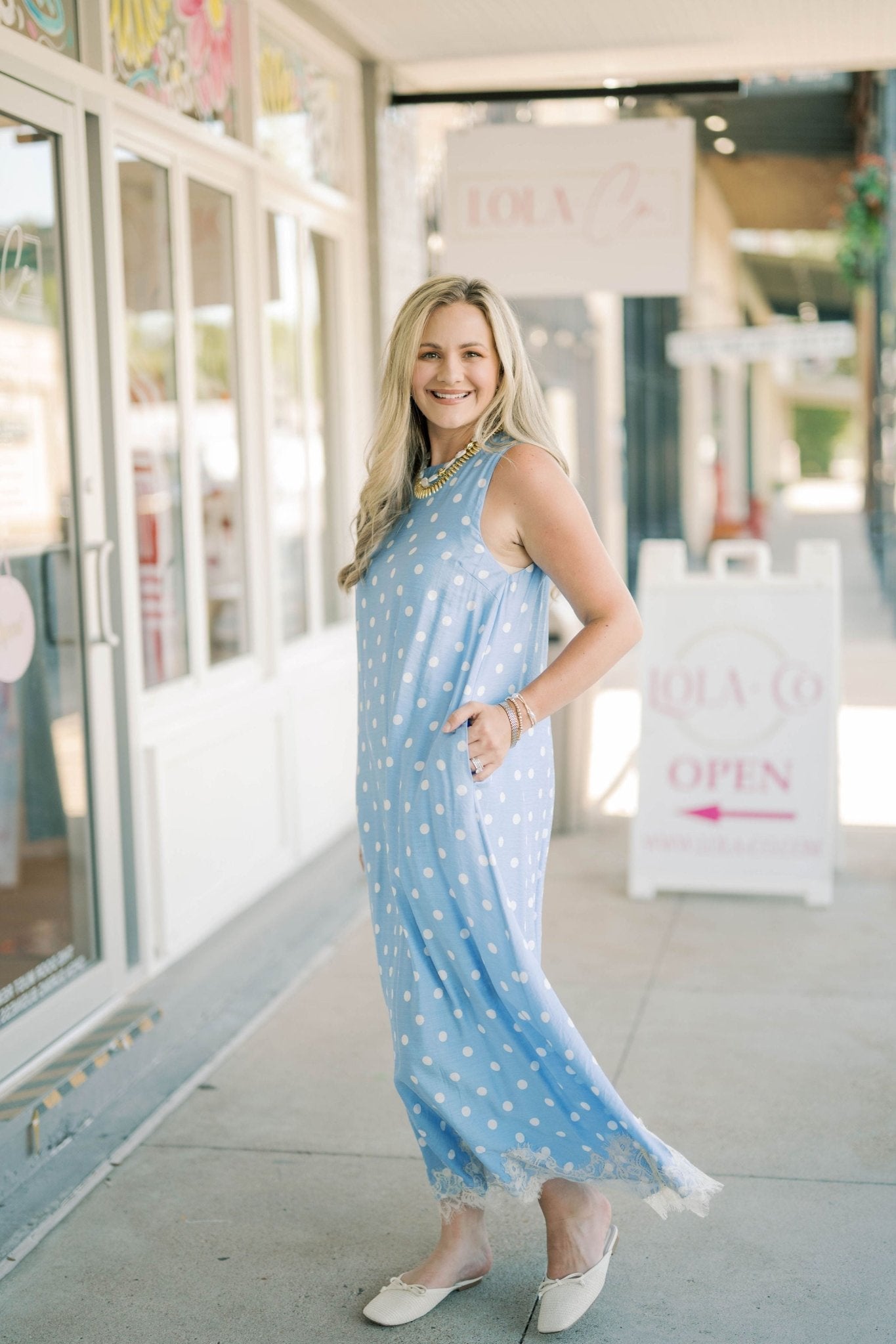 American Honey Dot Dress - Dresses - Entro