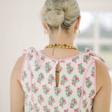 Amour in Bloom Cotton Floral Dress - Dresses - Peach Love CA