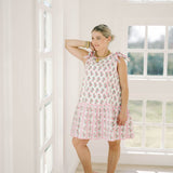 Amour in Bloom Cotton Floral Dress - Dresses - Peach Love CA