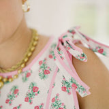 Amour in Bloom Cotton Floral Dress - Dresses - Peach Love CA