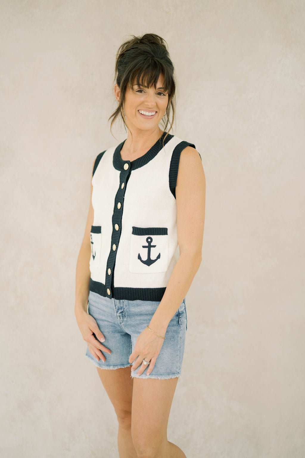 Anchors Away Sweater Top - Tops - Tanks - Able