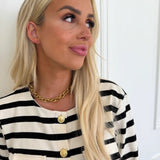 Arden Gold Chain Links Necklace - Jewelry - Necklaces - Chansutt Pearls