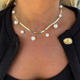 Avery Gold Pearl Necklace - Jewelry - Necklaces - Chansutt Pearls