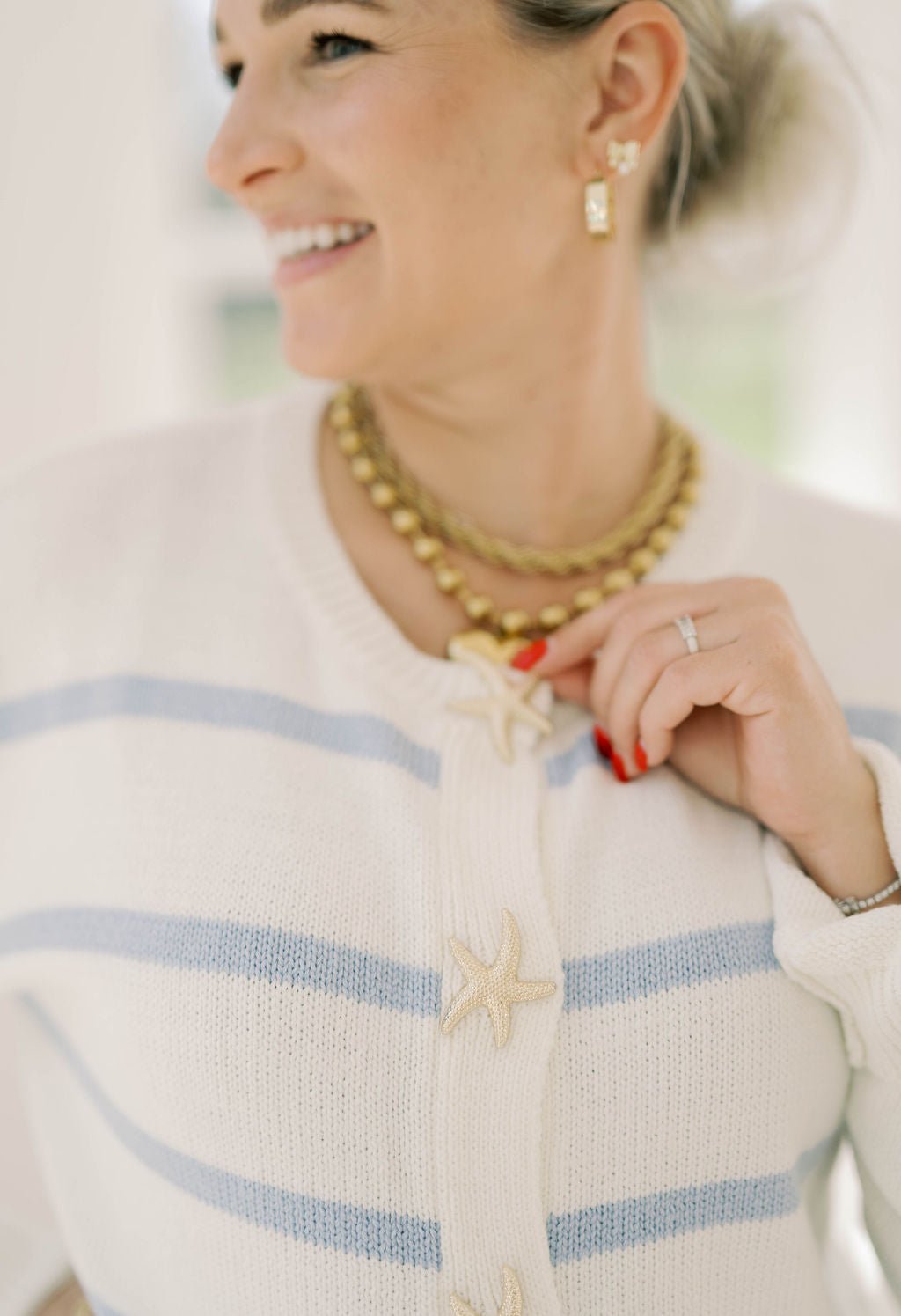 Baha Babe Cardigan Sweater Top - Tops - Sweaters - Able