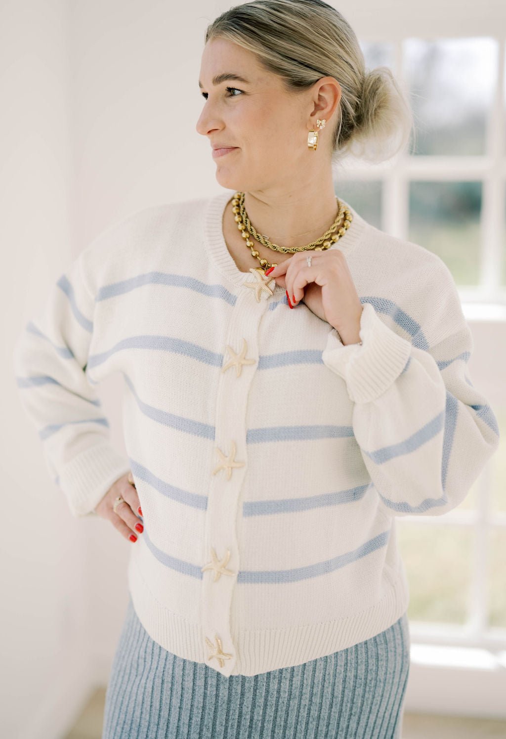 Baha Babe Cardigan Sweater Top - Tops - Sweaters - Able