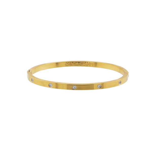 Diamond Gold Bangle