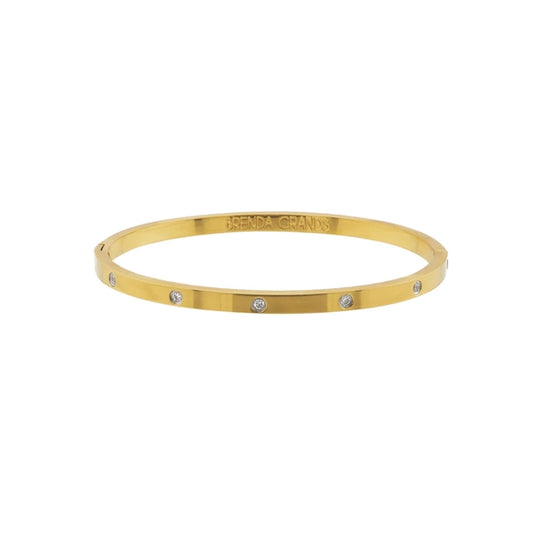Diamond Gold Bangle