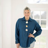 Bay Breeze Denim Top - Tops - Blouses - Q2