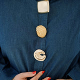 Bay Breeze Denim Top - Tops - Blouses - Q2