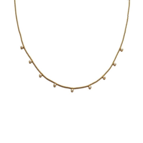 Beaded Gold Pearls Necklace - Jewelry - Necklaces - Brenda Grands Jewelry