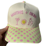Bikinis & Martinis Canvas Trucker Hat - Accessories - Hats - Summer Tees