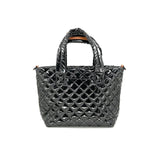 Black Patent Quilted Medium Tote/Crossbody - Accessories - Purses & Handbags - BC Bags
