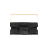 Black Snake Print Clutch/Crossbody Handbag - Accessories - Purses & Handbags - BC Bags