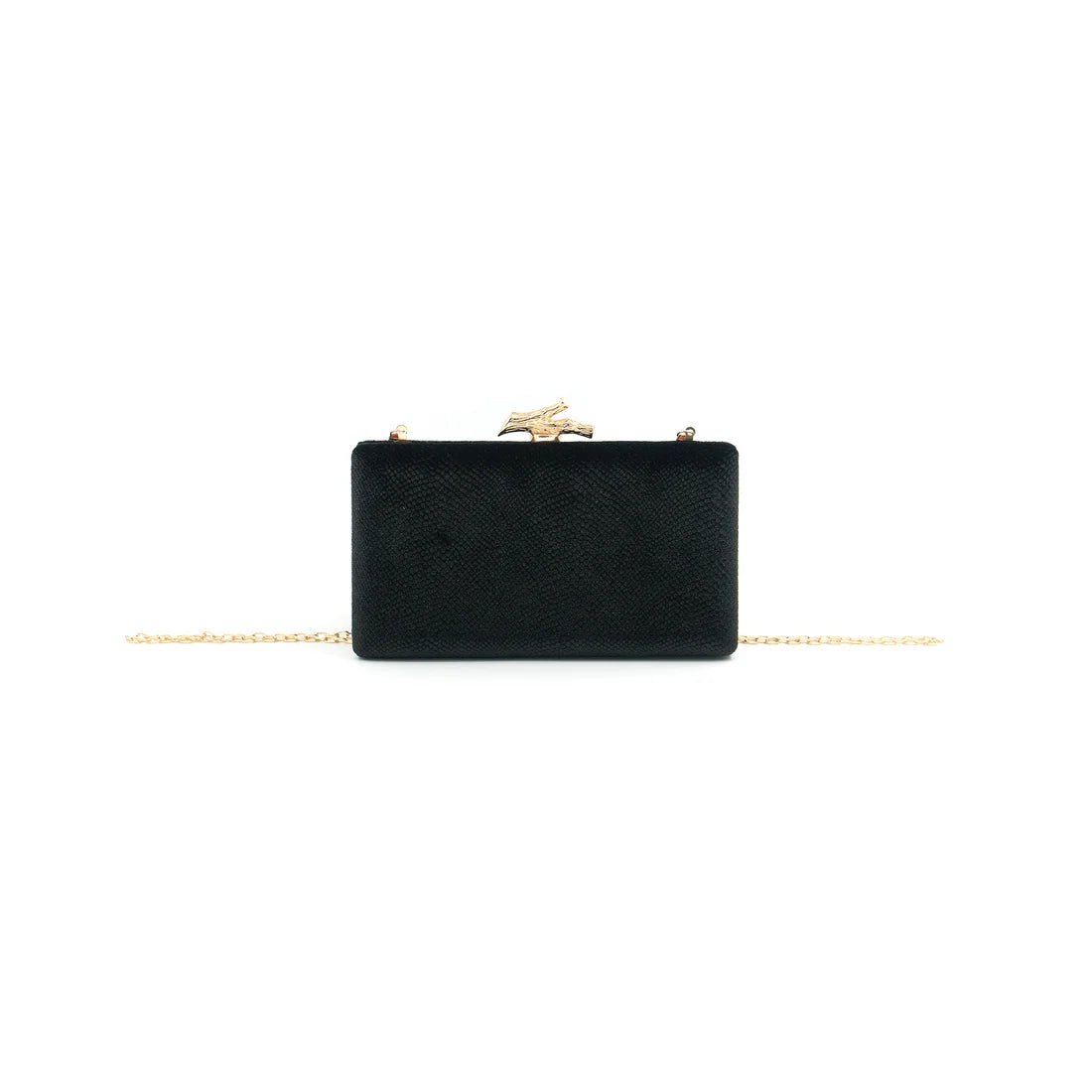 Black Velvet Snake w/Tree Crossbody/Clutch - Accessories - Purses & Handbags - BC Bags