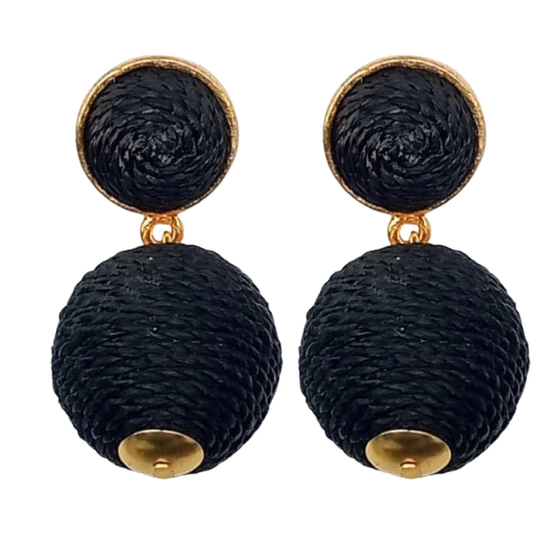 Our Lantern Style Raffia Earring Collection is the perfect way to add a subtle yet classic statement to your look. The simple and elevated design will bring a sophisticated and elegant touch to your look while still looking effortless, making it easy for you to pair them with every outfit and every occasion.