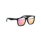 A NEW black Wayfarer with pink lenses.  The “ Street” is trendy with that chic look, soft touch frames, UV400 protection with polarization brown lenses. They're more comfortable and have a better fit. Perfect for hitting the streets for a run ( fits under hat) or heading to brunch. 