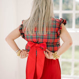 Blissful Time Plaid Puffer Vest - Outerwear - Vests - Peach Love CA