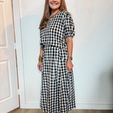 Boho Bliss Gingham Top - Tops - Blouses - She & Sky