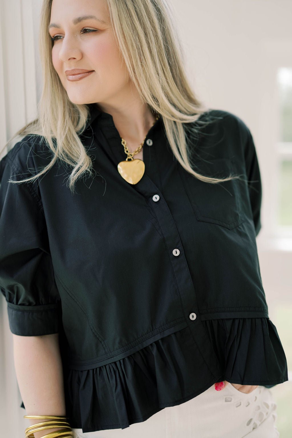 Bold Statement Top - Tops - Blouses - Entro